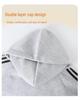 450g Trendy Unisex Cotton Terry Ollie Fleece Hooded Three-Stripe Patchwork Sweatshirt Jacket - Autumn/Winter Collection