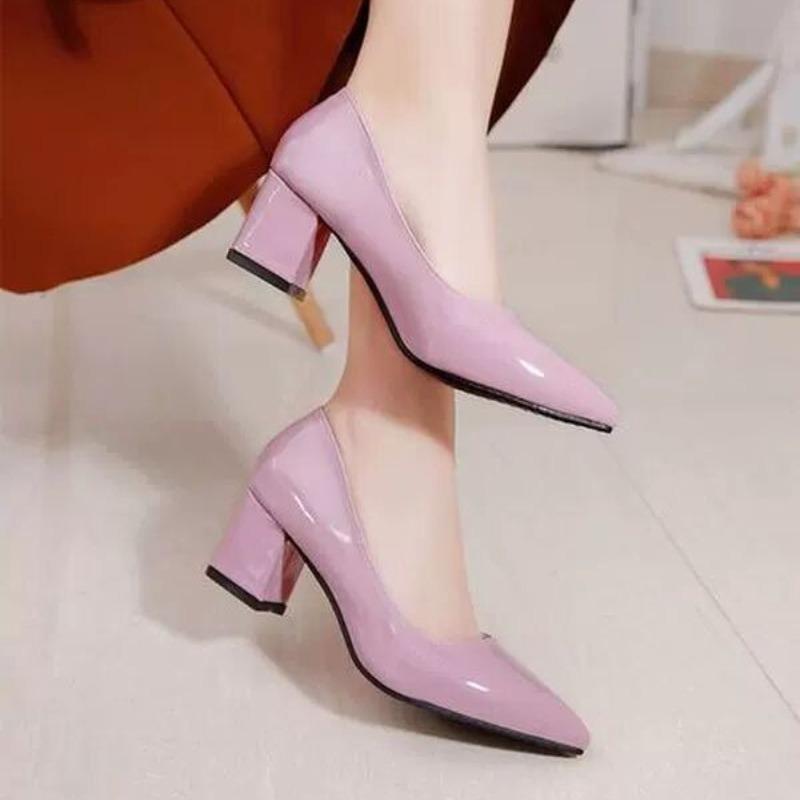 Fashion Elegant Women Pointed Toe Heeled Shoes Fashion New 2025 Summer Sandals Designer Dress Party Woman Luxury Brand Pumps Zapatillas