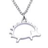 Horse Pendant Necklace Equestrian Animal Charm Jewelry 40cm Short Chain