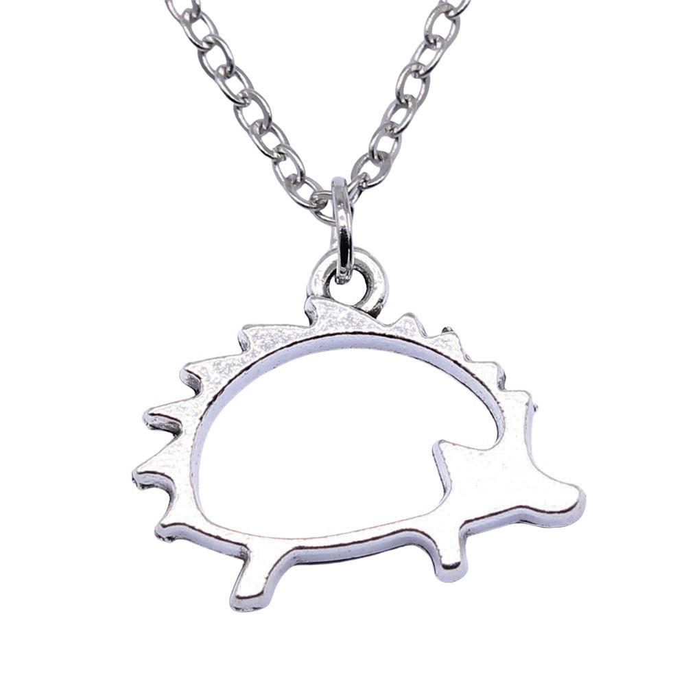 Horse Pendant Necklace Equestrian Animal Charm Jewelry 40cm Short Chain