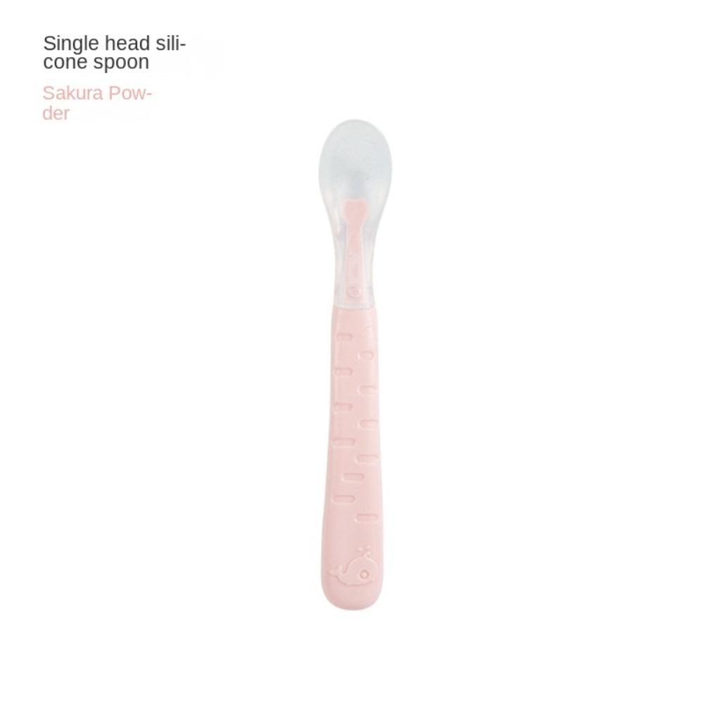 Food Grade Puree Spoon Double Headed Complementary Food Spoon Creative Baby Tableware