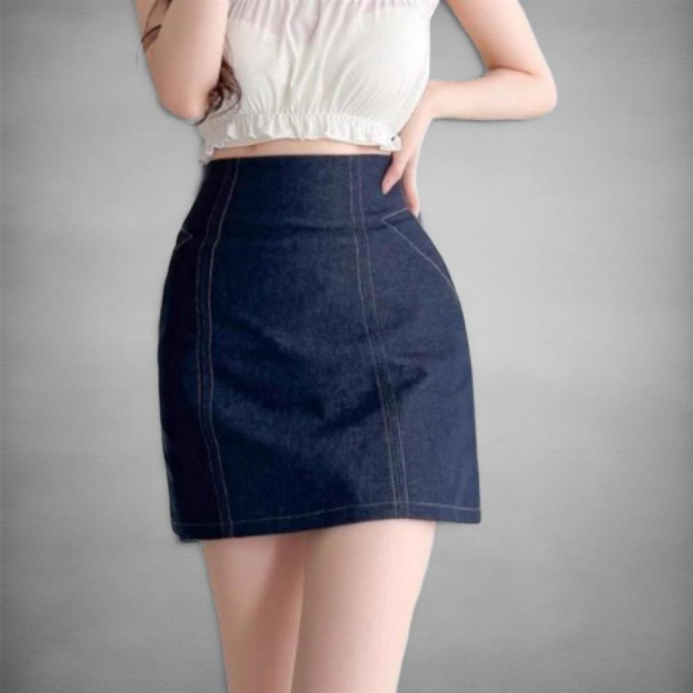 New ArrivalS Open Run Women S Cotton Stitch Denim Mini Skirt