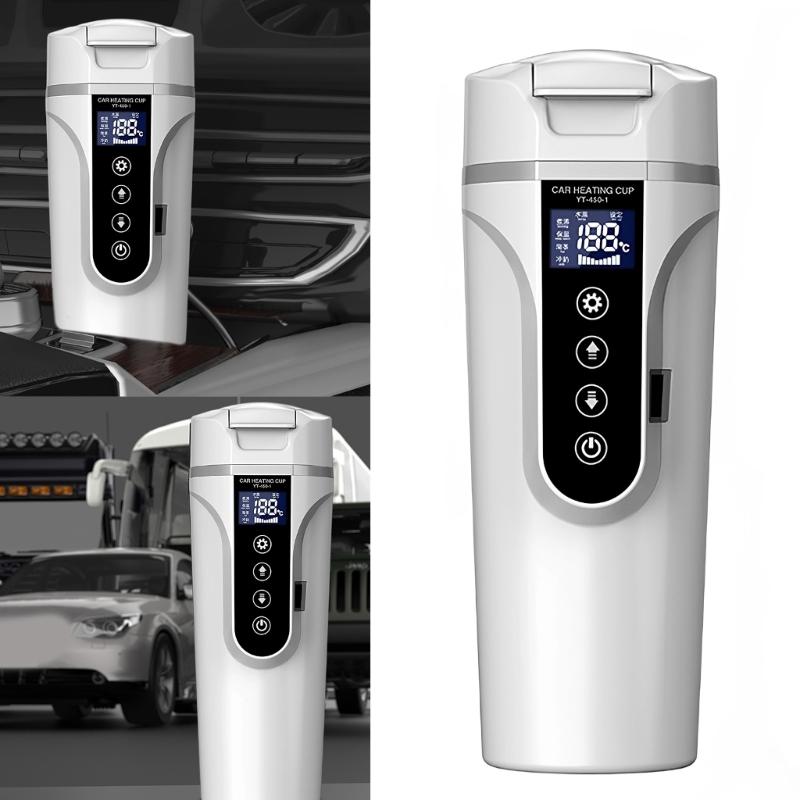 Safe Auto Kettle With Automatic Shut Off 12V 24V 680ml For Family Travel Preventing Dry Burn Accidents