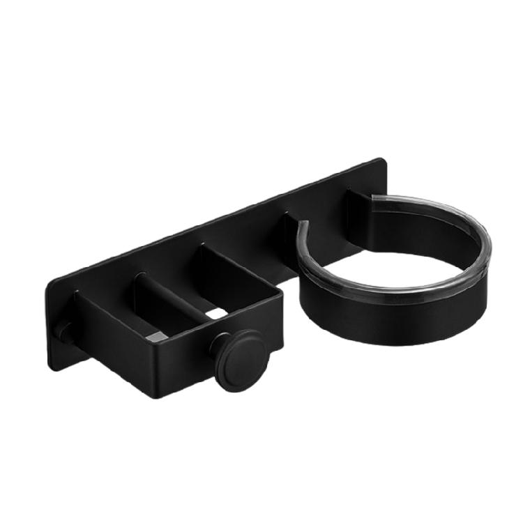 Convenient Hair Appliance Rack Wall Mount Blow Dryer and Flat Iron Holder with Strong Adhesion Styling Tool Organizer