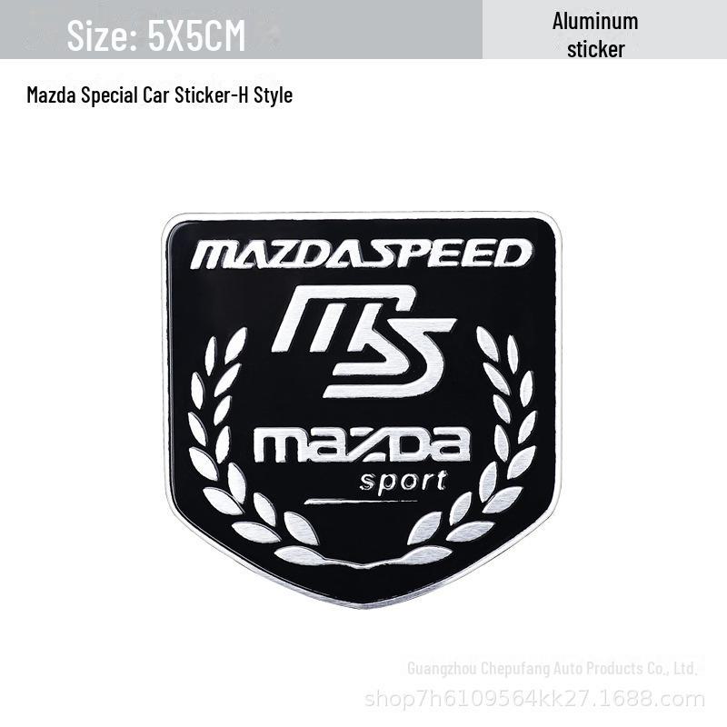 

Персонализируйте свой Mazda с помощью металлических наклеек с логотипом автомобиля Ruiyi для стильного внешнего вида.