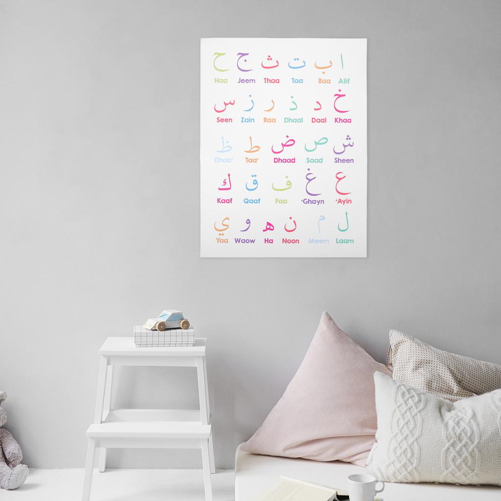 Number Poster Alphabet of Numbers Kids Decor Flip Chart Early Learning Posters