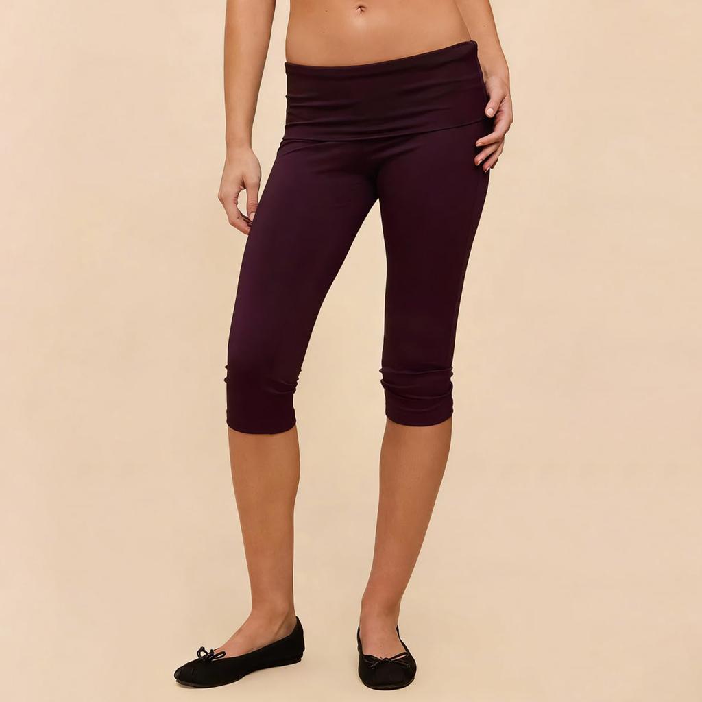Damenmode Farbe Sexy Schlankmachend Gepolstert Sport Yoga Freizeit Sieben-Punkt-Hose