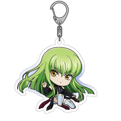 Code Lelouch da Rebelião Chaveiro Acrílico Geass C.C.