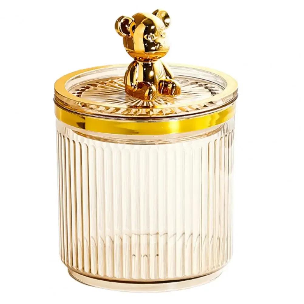 Qtip Storage Box Lipstick Organizer Transparent Desktop Organizer Cotton Swab Storage Box Bathroom Household Supplies DROPSHIP