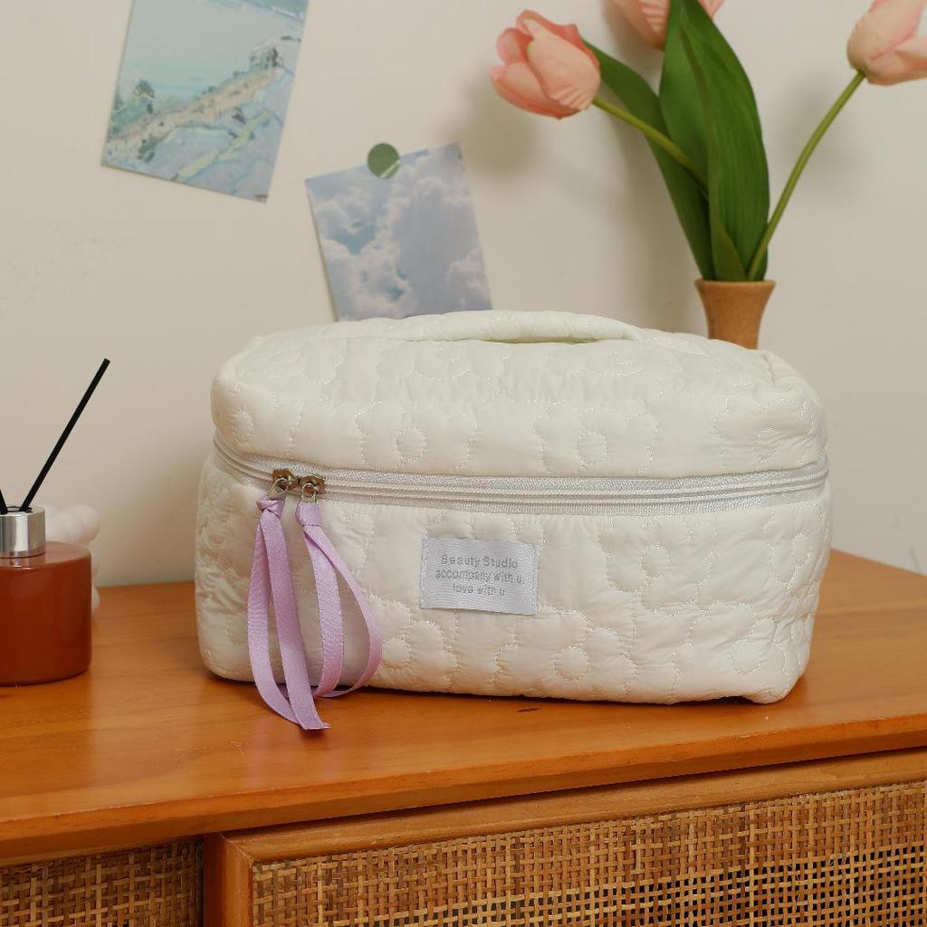 2023 Roztomilá taštička na péči o pleť a make-up v barvách bonbónů - Velká kapacita, přenosná, ve stylu Ins pro ženy