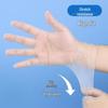 Thickened Transparent PVC Disposable Gloves for Kitchen & Salon Use - Food Grade & Durable