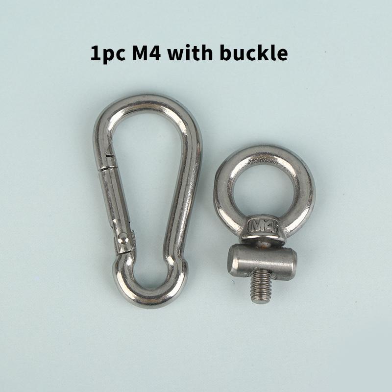 Stainless Steel Eye Bolt Screws | Multi-Size(M3/4/5/6) Ring Bolts for Hanging, Rigging & Hardware Applications