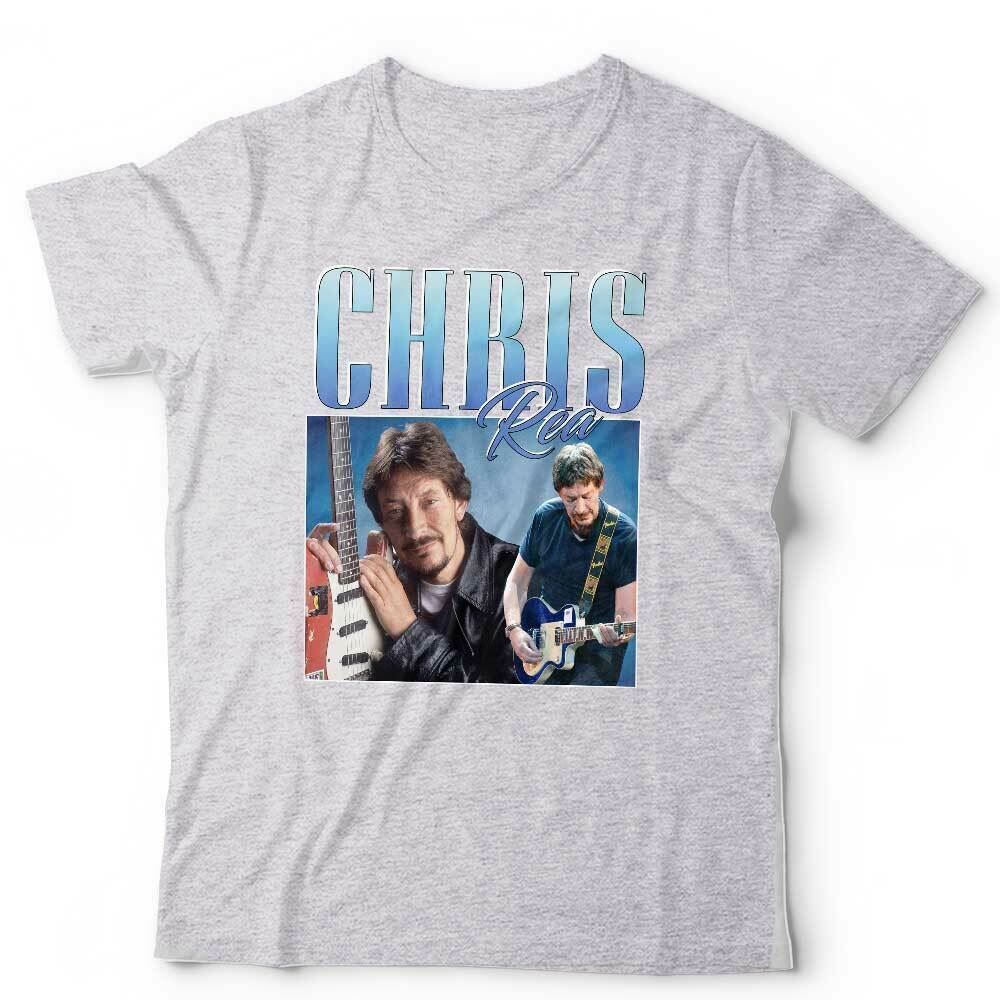 T-shirt Chris Rea Appreciation Unisex Omaggio Ritorno al Passato Addio al Celibato Addio al Nubilato Divertente