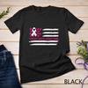 Mens Tough Guys Wear Pink Breast Cancer Football US American Flag  T-shirt