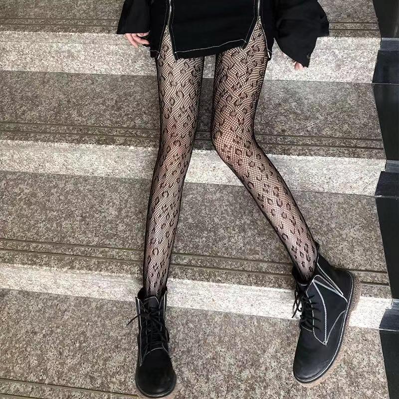 Tights Leopard Print Sexy Women'S Printed Tight Design Black Hollow Stockings Fishnet Special Fashion Pantyhose Stocking