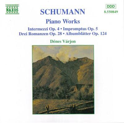 CD ROBERT SCHUMANN, D?NES V?RJON - Piano Works 8550849 Naxos 1994 Europe Classical Used