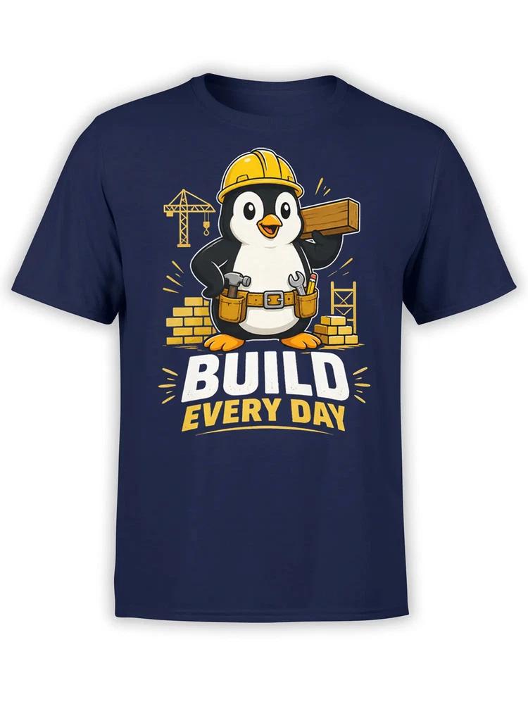 Builder Penguin Tshirt Unisex S