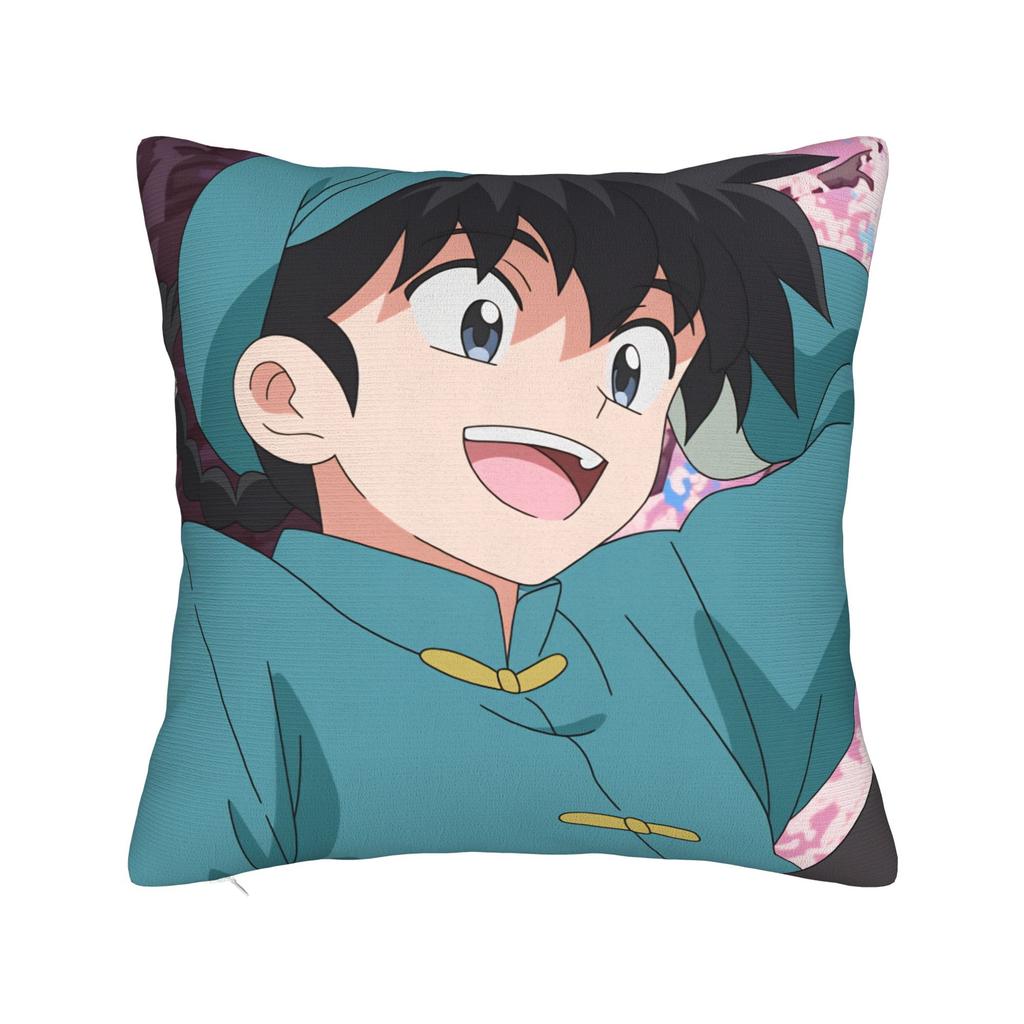 Anime Ranma 1/2  Pillow Cover Kawaii Pillow Case For Sofa Bedroom Home Decor Comfy Pillowcases Birthday Present