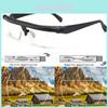 Lens Dial Adjustable Glasses Clear Vision Reading Distance Vision Eyeglasses For Men And Women