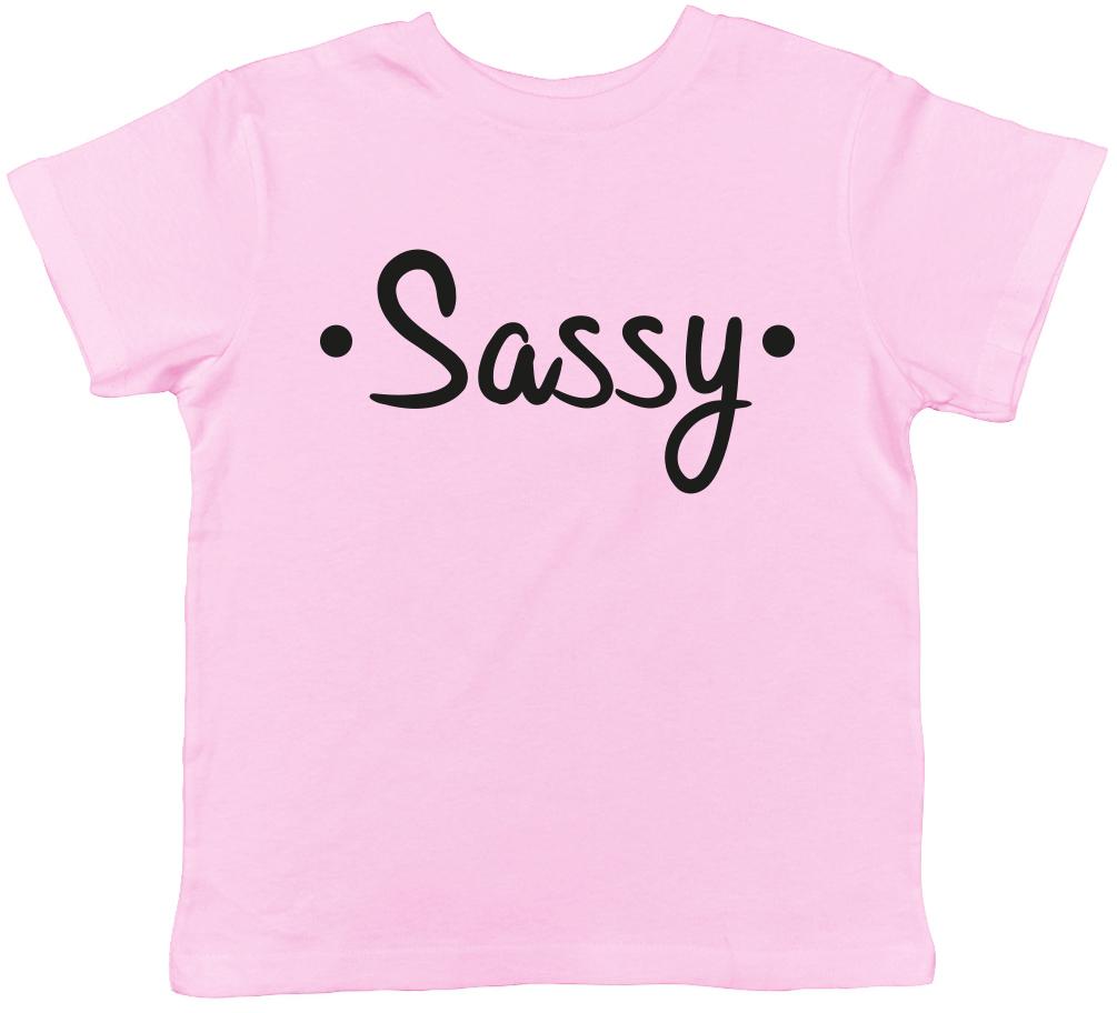 Sassy Boys Girls Kids Childrens T-Shirt 100