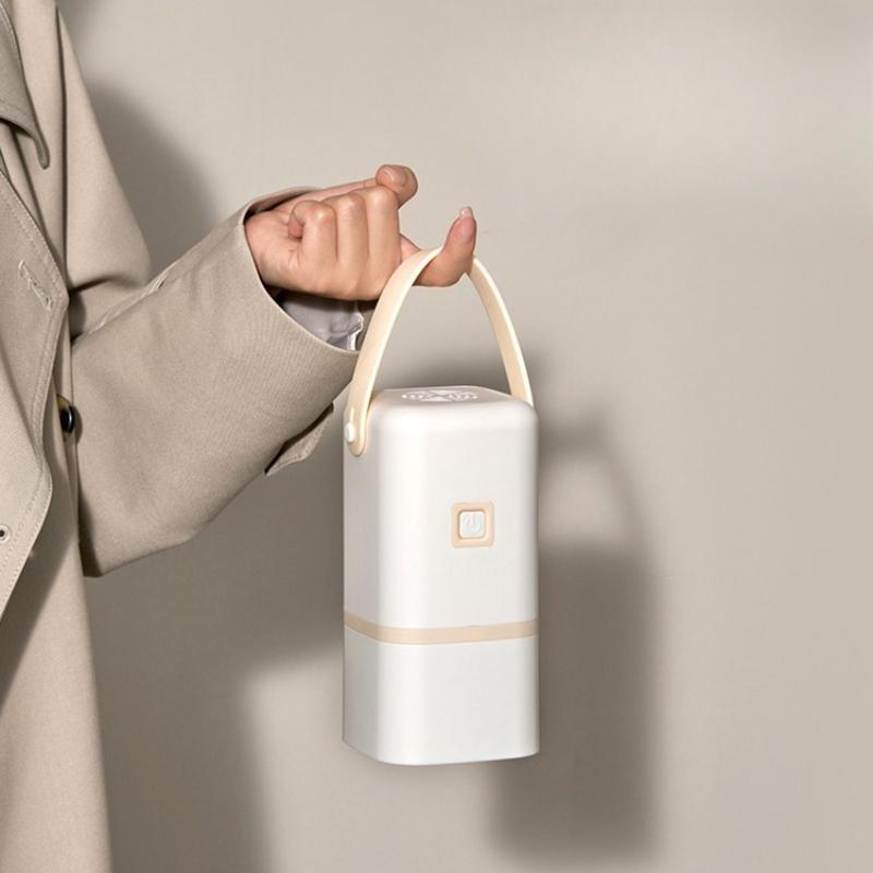220V Portable  Foldable Clothes Dryer Mini Drying Machine For Travel Hotel 6H Timing Automatic Power Off