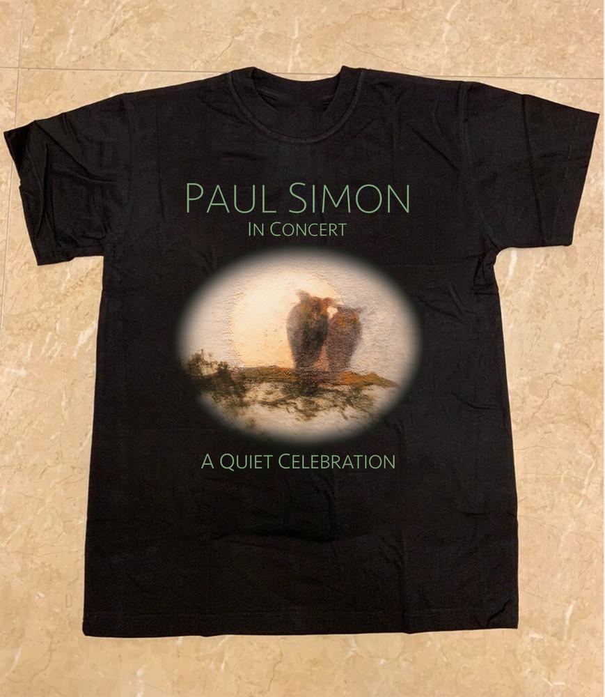 Paul Simon A Quiet Celebration Tour Gift For Christmas Black Tshirt QT1558 Unisex T-Shirt XXXXL