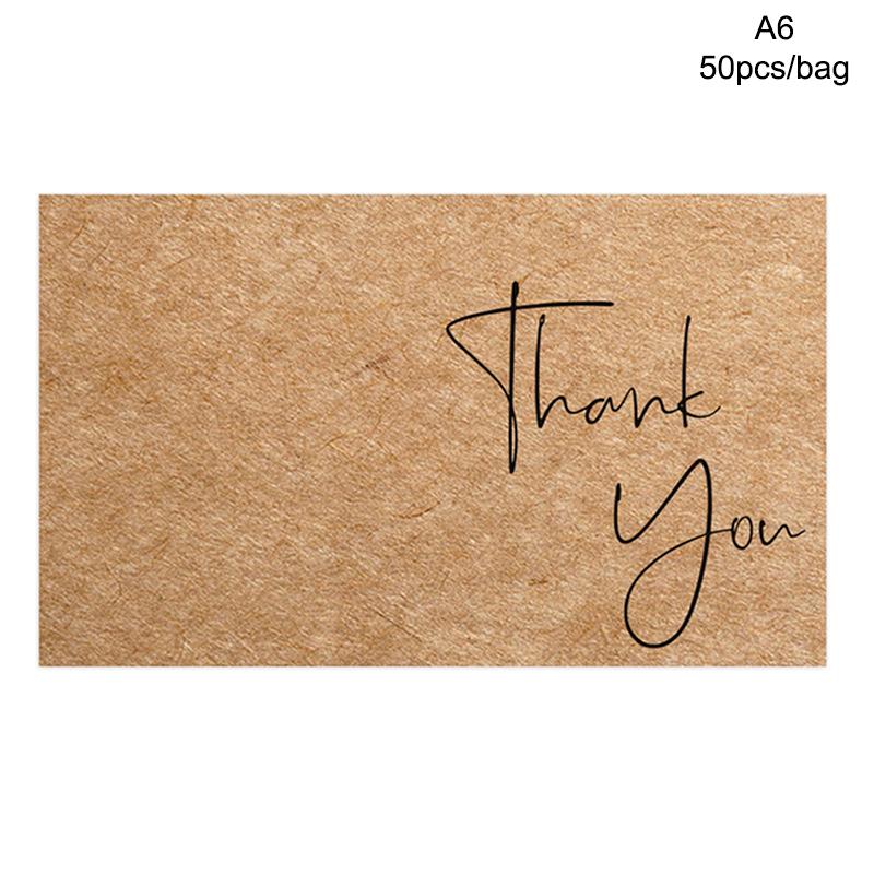 50/100/500ST Tack för din beställning Affärskort Shopping Köp Tack Hälsningskort Uppskattningskort För Små Företag