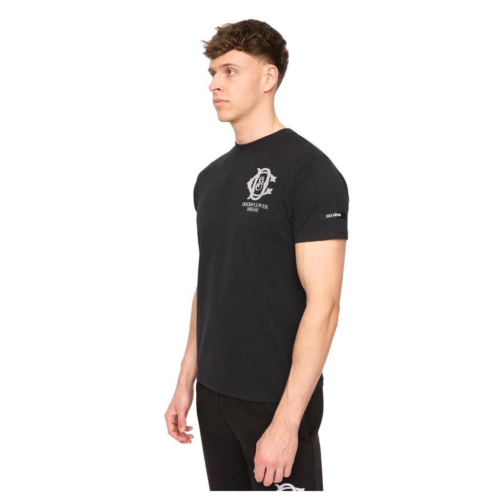 Duck and Cover Mens Randolph Logo Casual T-Shirt