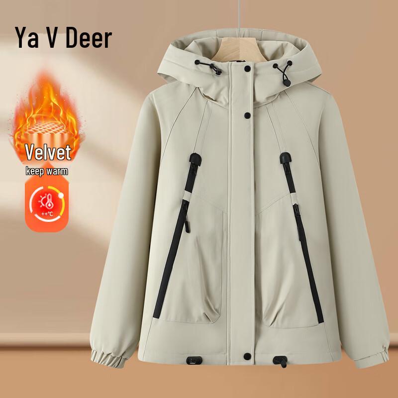 Женская зимняя теплая парка Yalu с капюшоном, хлопковое пальто 5XL