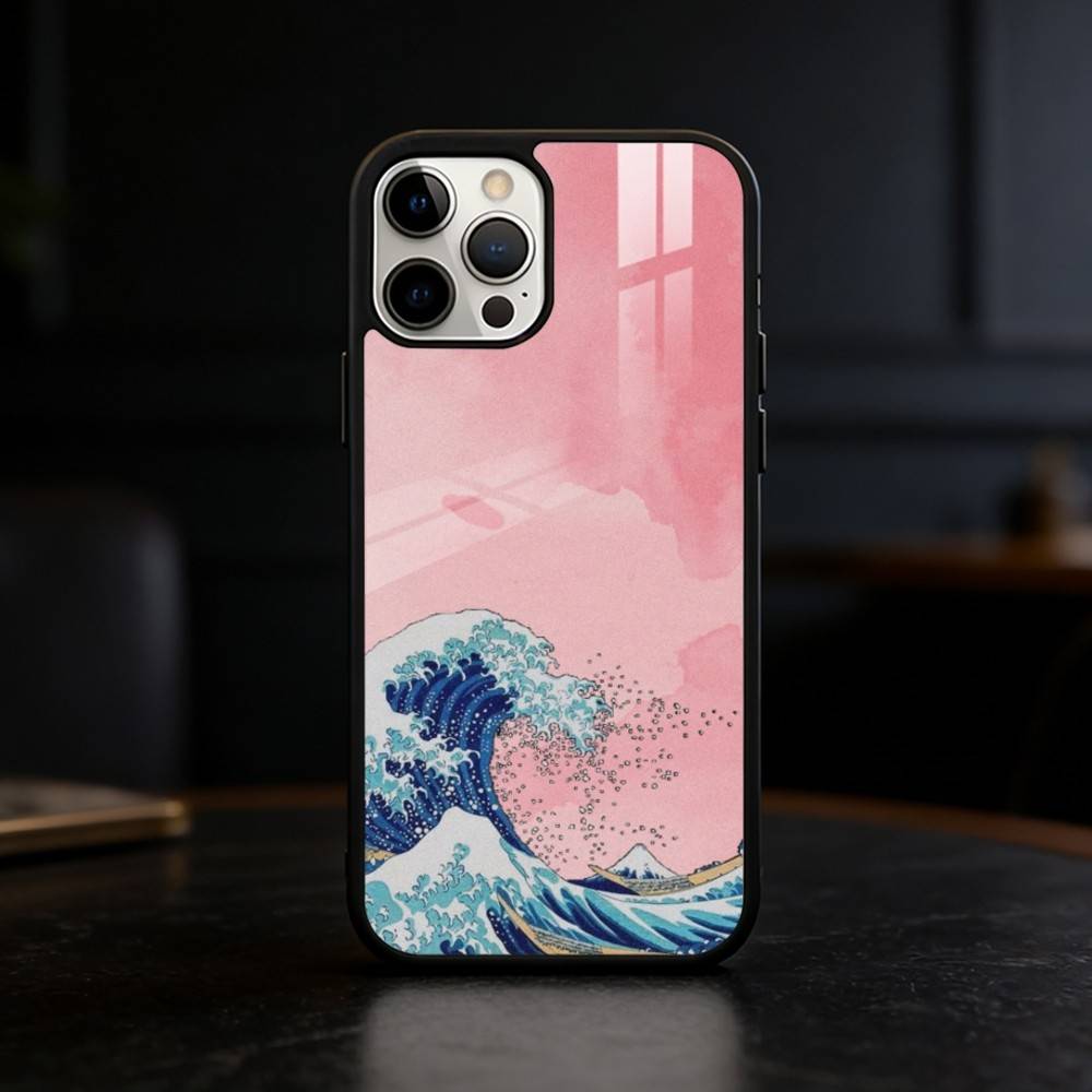 Great Wave Off K-Kanagawa Phone Case For iPhone 17 16 15 14 13 12 Pro Max Plus for Mirror Wireless Magnetic Cover