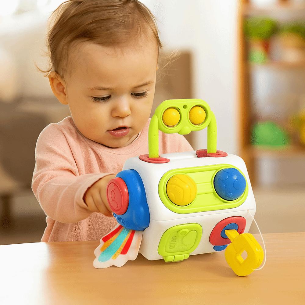 Parent-child Interactive Activity Busy Cube Puzzle Baby Busy Cube  Fine Motor Skills Toys