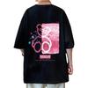 [Aaronlive] Men's Summer Short-Sleeve T-Shirt, Crew Neck, Stylish, Plus Sizes, Cute Bear Design, Five-Quarter Sleeves, Lightweight and Soft, Stylish S