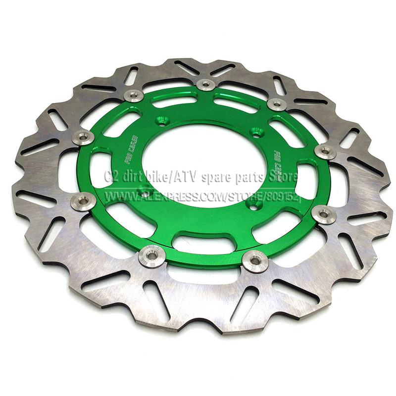 Front Floating Brake Disc Rotor Plate 320MM Oversize  Fit For Dirt Pit Bike Racing Motorcycle Supermoto