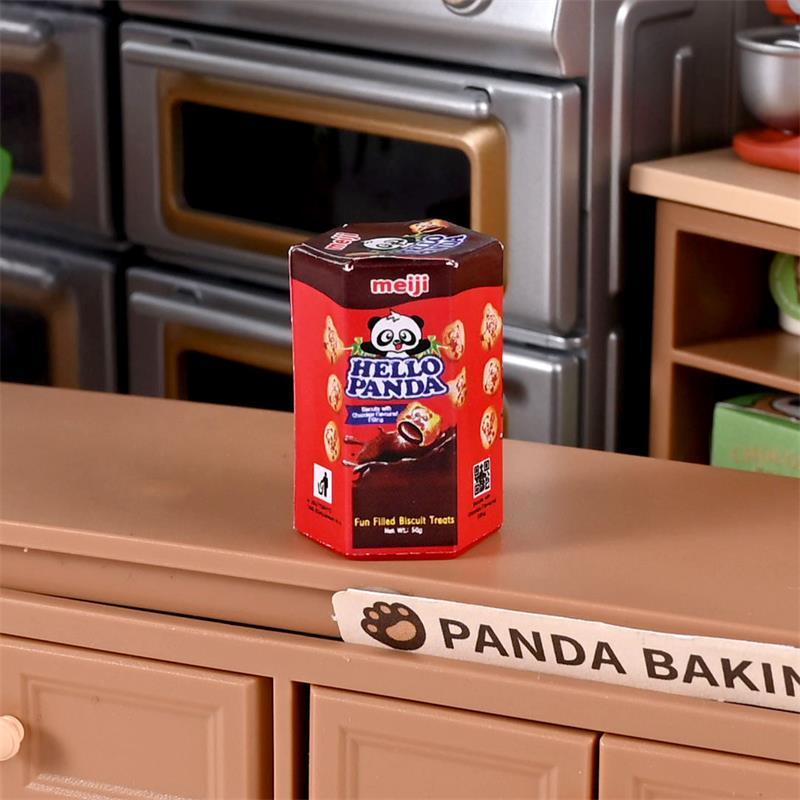 

10Pcs Dollhouse Miniature Simulation Bucket Biscuit Snacks Model Food Toy Ornaments Doll House Accessories Kids Pretend Toy Gift A2