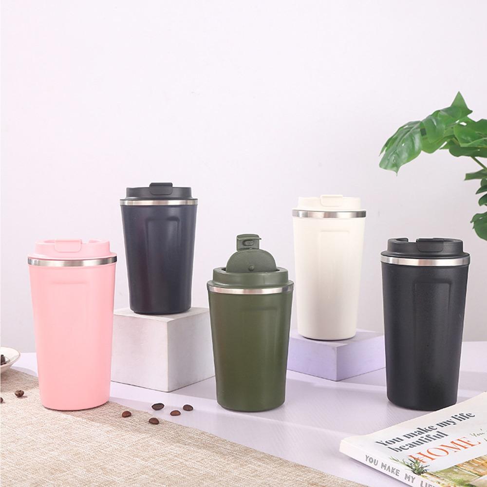Simple 510ml Coffee Mug Double Wall Rustless Steel Drinking Cup Smooth Durable Insulated Tumbler Coffee Drinking