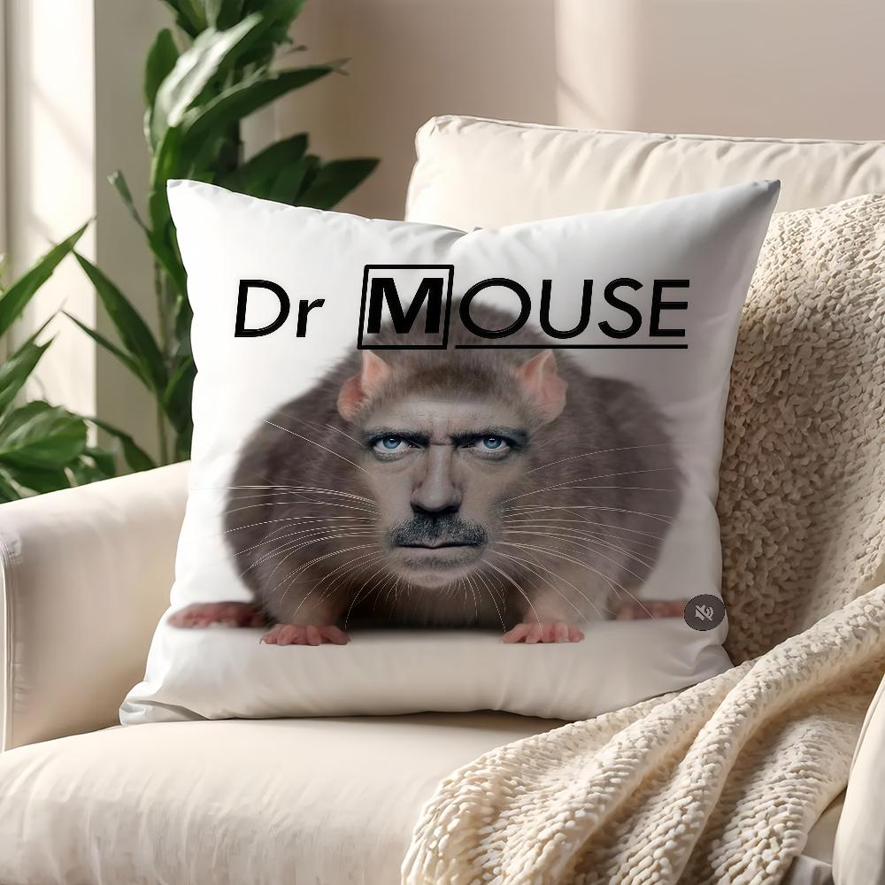 TV H-House M D Funny Cushion Cover Decoration Room Shop Car Best Home Office Coffee Pillow Sofa Printing Nordic Simplicity Hit