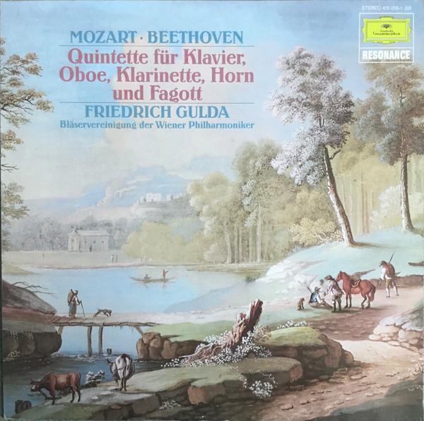 LP Record WOLFGANG AMADEUS MOZART, LUDWIG VAN - Quintette Für Klavier, Oboe, Klarin 4190181 Deutsche Grammo 1986 Germany Classical Used