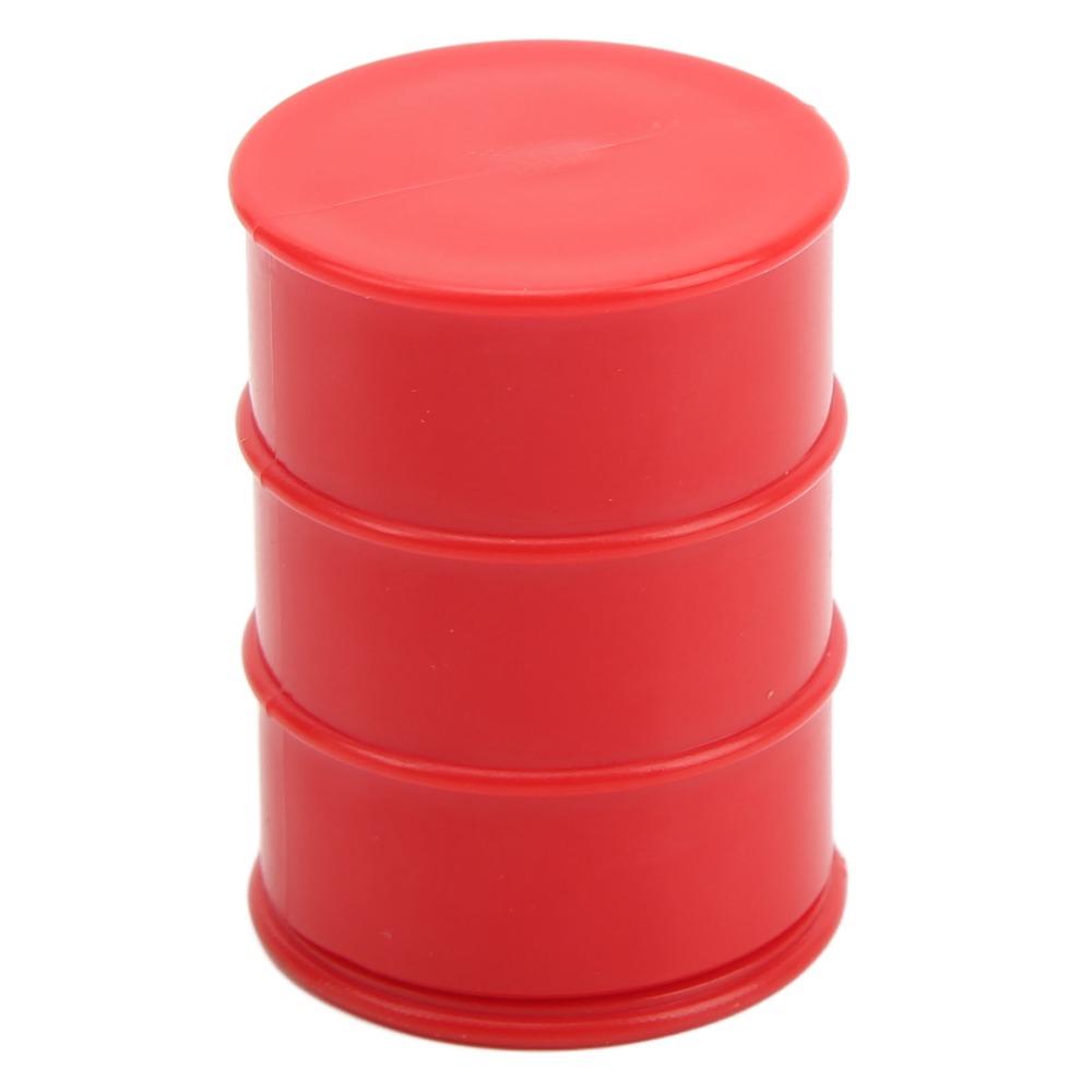 2Pcs ABS Mini Oil Drum Lightweight RC Decoration Tank for SCX24 RC Car For Model Collectors