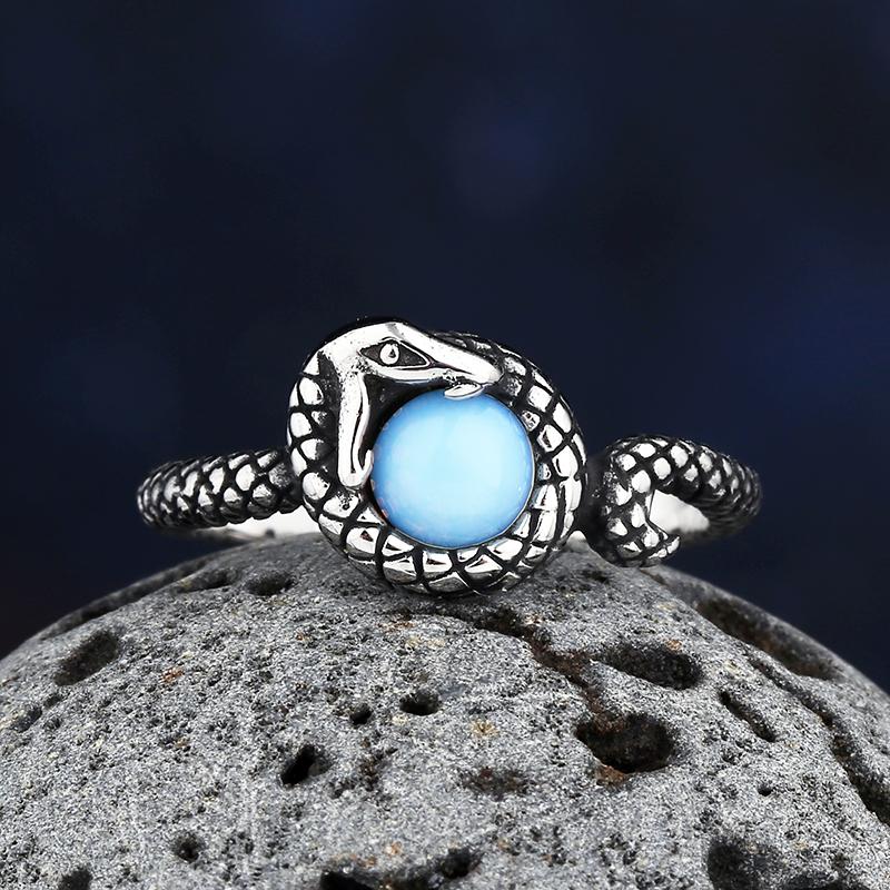 Vintage 316L Stainless Steel Viking Ring 3D Wolf Of Thor Norse Animal Jewelry For Men High Quality Durable