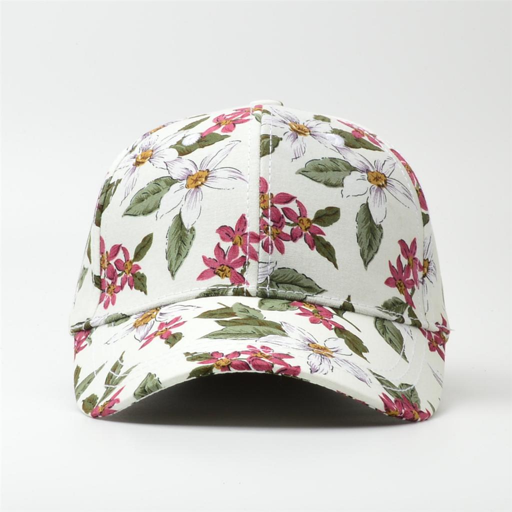 Northwood Damen-Baseballkappe mit Sonnencreme und Blumen-Print, für den Sommer, mit Hardtop-Baseballkappe für Frauen