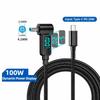100W PD PD Trigger Charging Cord Digital Display DC Charging Lead  Mobile Workstation
