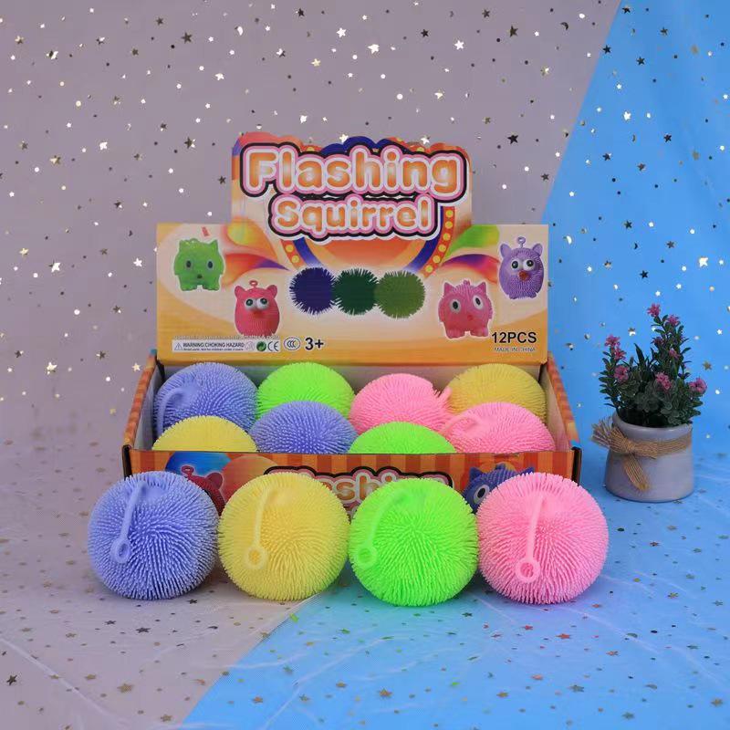 Minge Antistres Pufoasă Fosforescentă - Jucărie și Cadou pentru Copii Mici