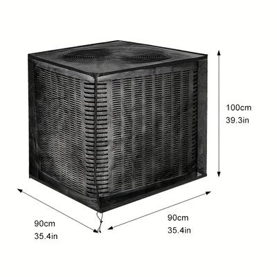 [Mesh AC Cover] Four Seasons Anti-Blocking Mesh Outdoor Air Conditioner Cover, AC Unit Protection - Prevents Debris Buildup