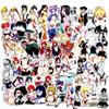 10/50PCS Quadratic Animation Cartoon Bunny Girl Sticker Trend Suitcase Luggage Graffiti Sticker Car Notebook Laptop Fashion Waterproof Decal
