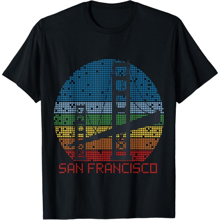 San Francisco Souvenir California Golden Gate Bridge T-Shirt S