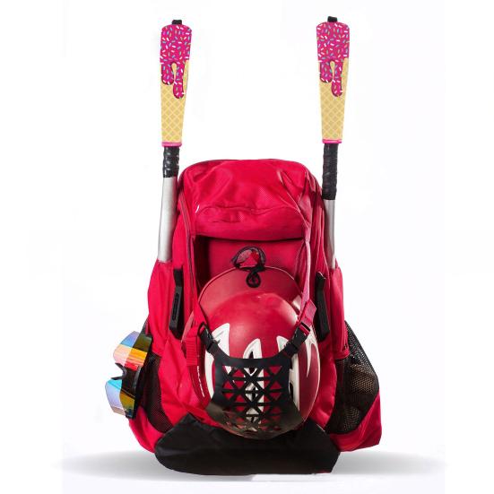 Baseball Handle Cover with Hook for Zippered Bat Handle Sleeve Hanging On Fence Bat