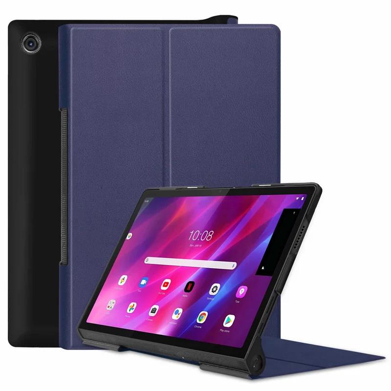 Dla Lenovo Yoga Tab 11 YT-J706F Case Ultra cienka inteligentna obudowa tabletu dla Lenovo Yoga Tab 13 YT-K606F stojak skrzynki pokrywa Funda