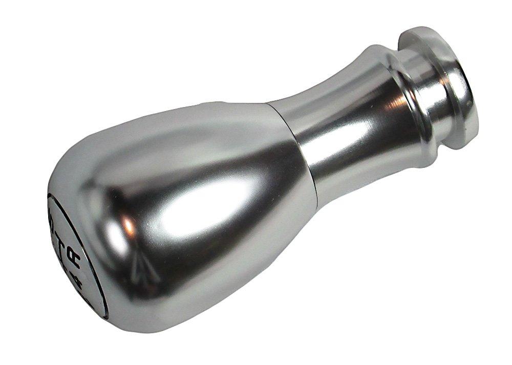 R-Style Aluminum Engraved Universal Shift Knob 5MT Model with Floor Mat, Sliver