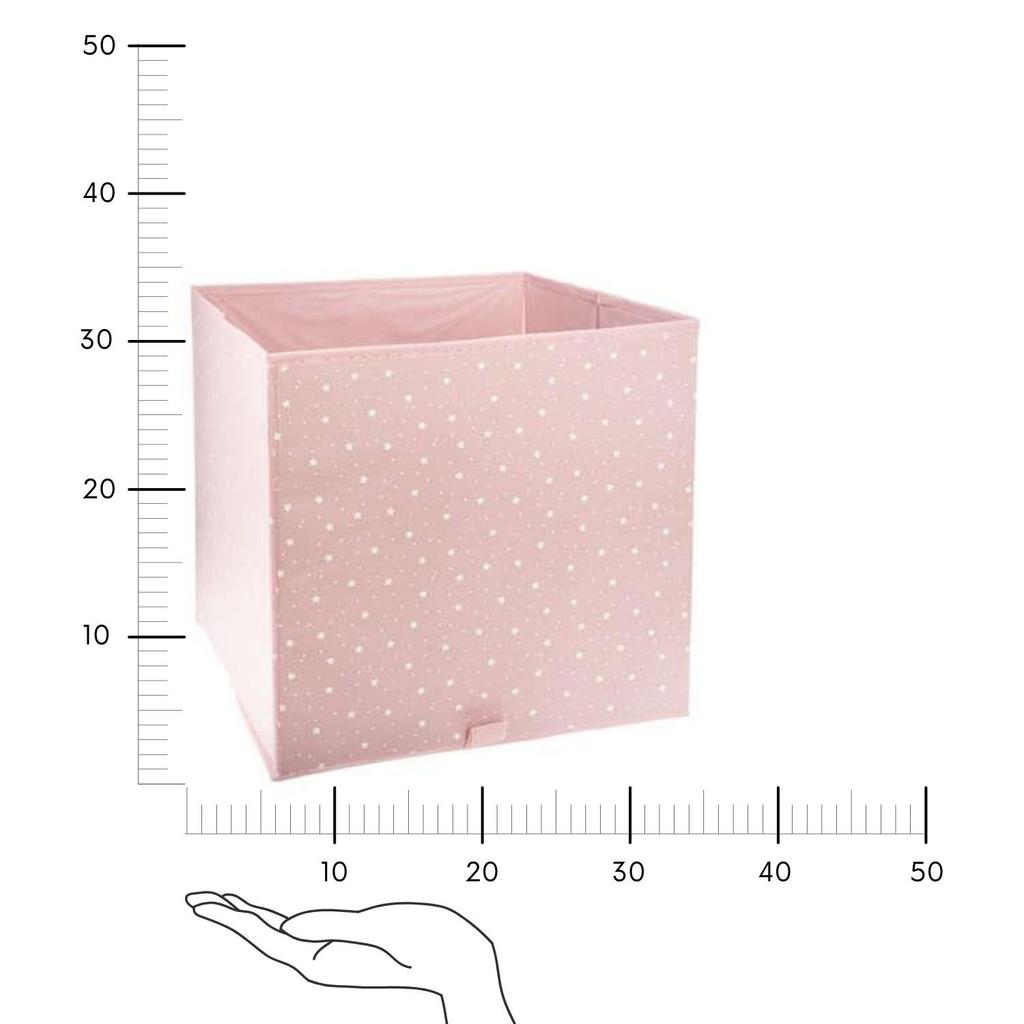 PINK SHELF BOX with Stars Square Insert