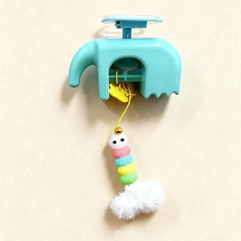 Rechargeable Interactive Automatic Electric Flying Bird Cat Toy Hanging Door Elastic Rope For Pet Stress Relief Pet Toys